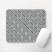 Blume gepunktetes Grid-Muster Mousepad (Mit Mouse)