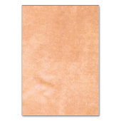 Blume Gerbera auf der Abstrakten Pfirsichhochzeit Tischnummer (Rückseite)