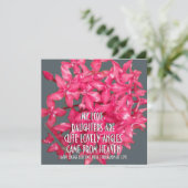 BLUME-GESCHENK FÜR DEN TOCHTERTAG (Stehend Vorderseite)