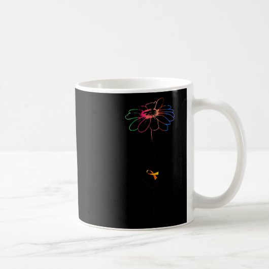 Blume - Geschenk für Multiple Sklerose Kaffeetasse (Rechts)