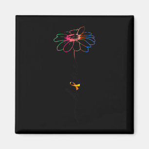 Blume - Geschenk für Multiple Sklerose Magnet