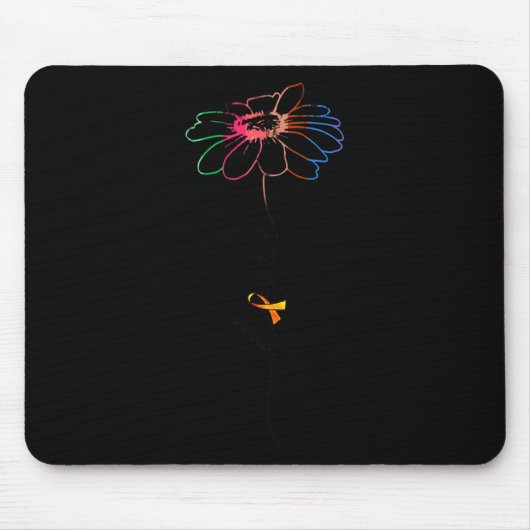 Blume - Geschenk für Multiple Sklerose Mousepad (Vorne)