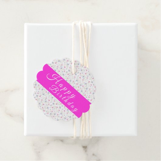 Blume Geschenkanhänger (Beispiel)