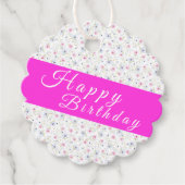 Blume Geschenkanhänger (Vorderseite)