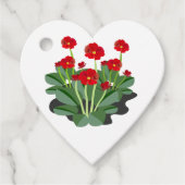 Blume Geschenkanhänger (Vorderseite)