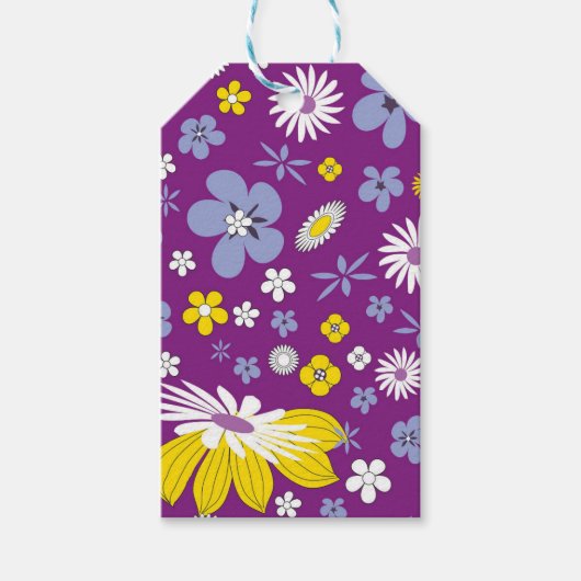 Blume Geschenkanhänger (Vorderseite)