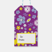 Blume Geschenkanhänger (Rückseite)