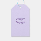 Blume Geschenkanhänger (Rückseite)