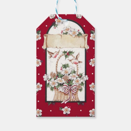 Blume Geschenkanhänger (Vorderseite)