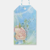 Blume Geschenkanhänger (Rückseite)