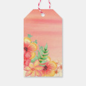 Blume Geschenkanhänger (Rückseite)