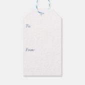 Blume Geschenkanhänger (Rückseite)