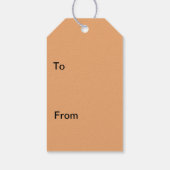 Blume Geschenkanhänger (Rückseite)