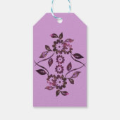 Blume Geschenkanhänger (Rückseite)