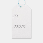 Blume Geschenkanhänger (Rückseite)