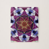 Blume Geschenke der Lebenmandala-8 Puzzle (Vertikal)