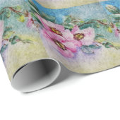 Blume Geschenkpapier (Rolleneckpunkt)