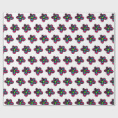 Blume Geschenkpapier (Flach)