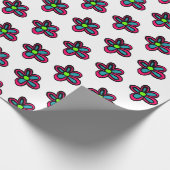 Blume Geschenkpapier (Ecke)