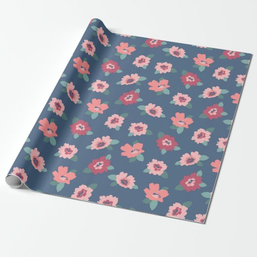Blume Geschenkpapier (Ungerollt)