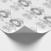 Blume Geschenkpapier (Ecke)