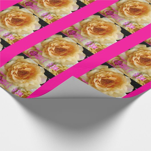 Blume Geschenkpapier (Ecke)