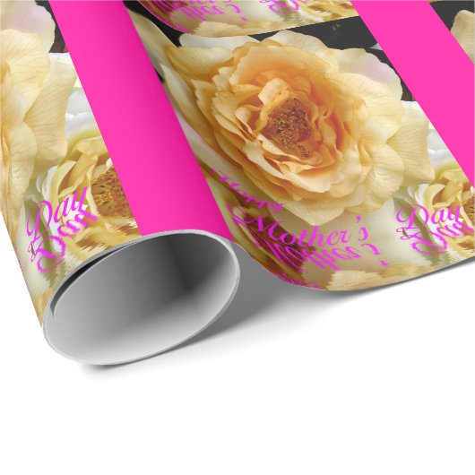 Blume Geschenkpapier (Rolleneckpunkt)