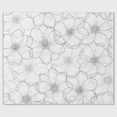 Blume Geschenkpapier (Flach)
