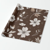 Blume Geschenkpapier (Ungerollt)