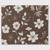 Blume Geschenkpapier (Flach)