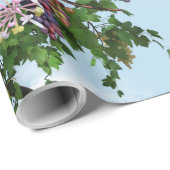 Blume Geschenkpapier (Rolleneckpunkt)