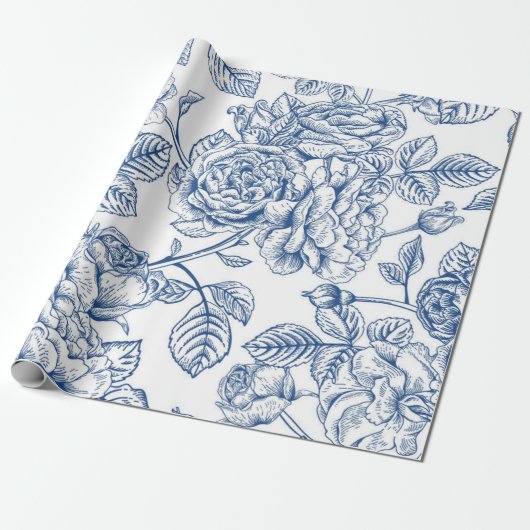 Blume Geschenkpapier (Ungerollt)