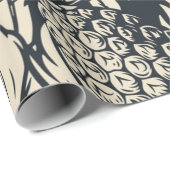 Blume Geschenkpapier (Rolleneckpunkt)