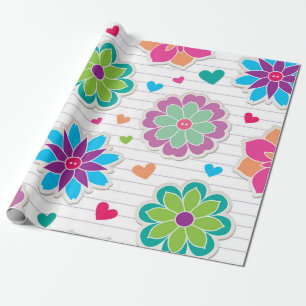 Blume Geschenkpapier
