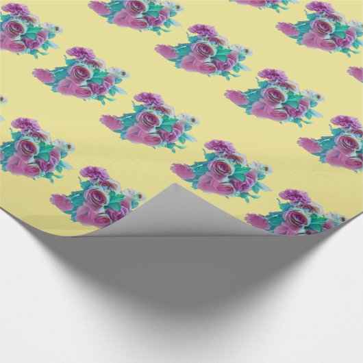 Blume Geschenkpapier (Ecke)