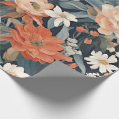 Blume Geschenkpapier (Ecke)