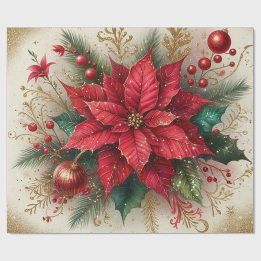 Blume Geschenkpapier (Flach)