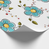 Blume Geschenkpapier (Ecke)