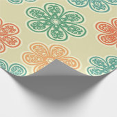 Blume Geschenkpapier (Ecke)