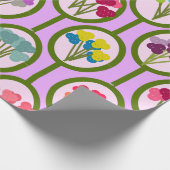 Blume Geschenkpapier (Ecke)