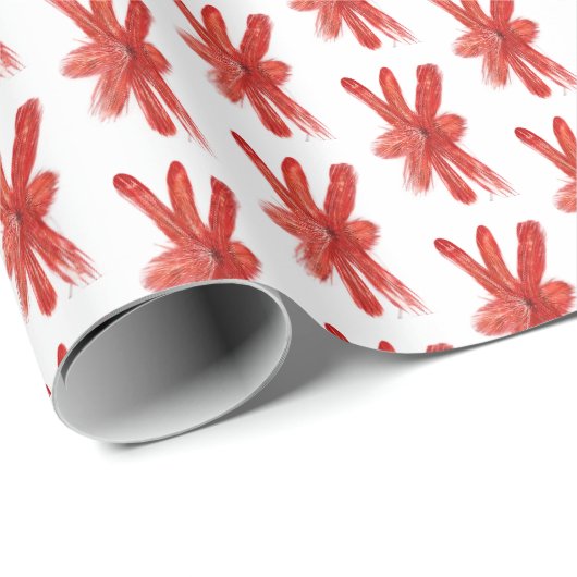 Blume Geschenkpapier (Rolleneckpunkt)