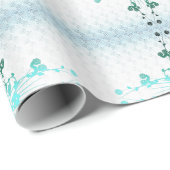 Blume Geschenkpapier (Rolleneckpunkt)