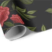 Blume Geschenkpapier (Rolleneckpunkt)