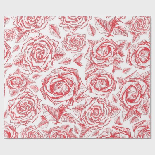 Blume Geschenkpapier (Flach)