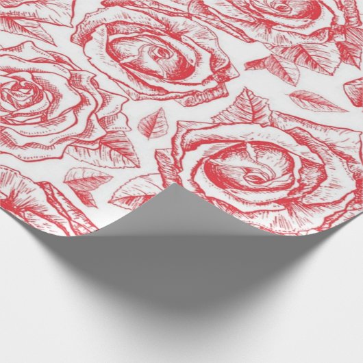 Blume Geschenkpapier (Ecke)