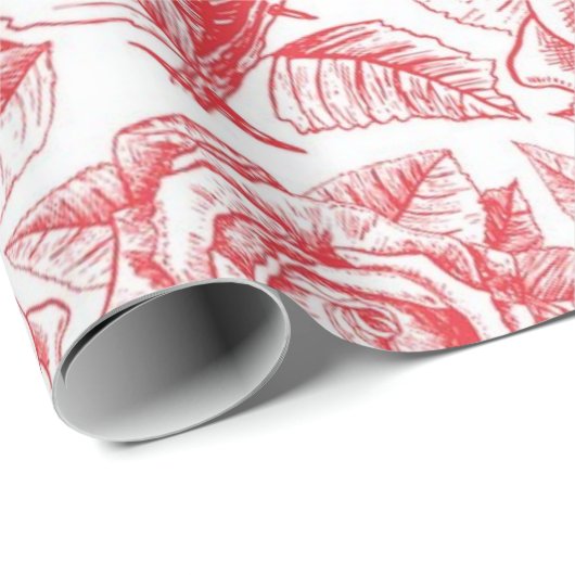 Blume Geschenkpapier (Rolleneckpunkt)