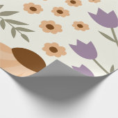 Blume Geschenkpapier (Ecke)