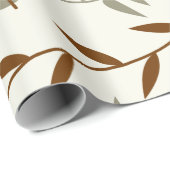 Blume Geschenkpapier (Rolleneckpunkt)