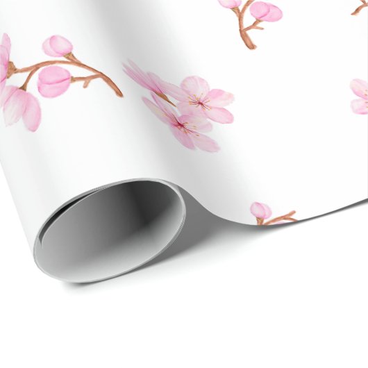 Blume Geschenkpapier (Rolleneckpunkt)