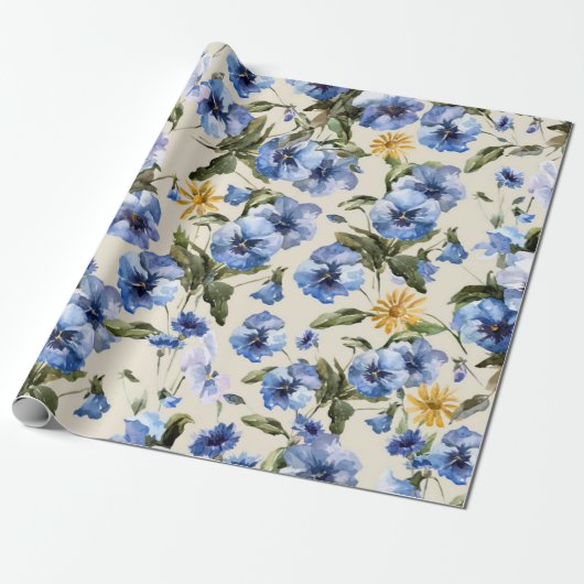 Blume Geschenkpapier (Ungerollt)